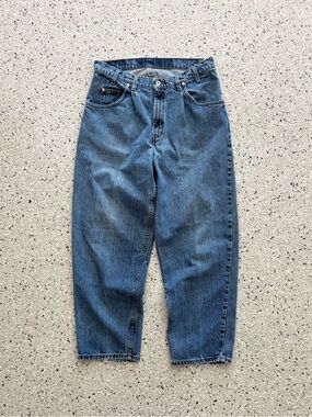 Vintage Levi's Silver Tab Jeans Relaxed Fit Denim Medium Wash Baggy Size 32x30